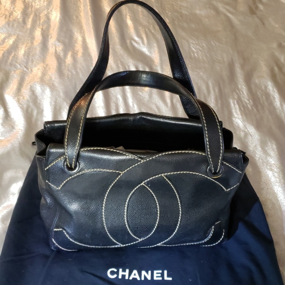 Chanel Grained Calfskin Bag